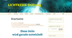 Desktop Screenshot of lichtkern.com