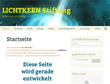 Tablet Screenshot of lichtkern.com